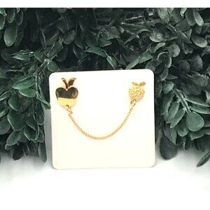 Vintage Apple & Berry Gold Chain Lapel Pins